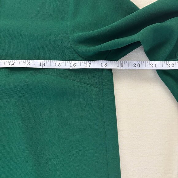 H&M Green Lace Sleeve Shift Dress – Size 2 (US) / EUR 34 / UK 6 - Picture 4 of 11